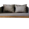 Julia Teak and Textilene Outdoor Loveseat